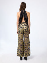 Charger l'image dans la galerie, Black Halterneck Silk Satin Top