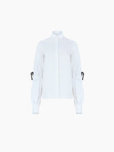 Load image into Gallery viewer, Poplin Shirt With Bow Details