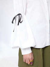Load image into Gallery viewer, Poplin Shirt With Bow Details
