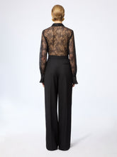 Charger l'image dans la galerie, See-Through Sequins Shirt With Bell Cuffs