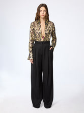 Charger l'image dans la galerie, Marble Gold Shirt With Bell Cuffs
