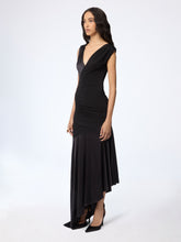 Load image into Gallery viewer, Asymetrical Midi Dress