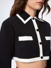 Cargar imagen en el visor de la galería, Cropped Knit Cardigan