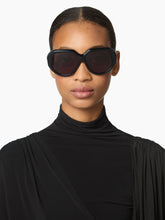 Load image into Gallery viewer, GROS-GRAIN OVERSIZE SUNGLASSES