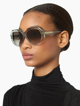 Charger l'image dans la galerie, LUNETTES DE SOLEIL GROS-GRAIN OVERSIZE