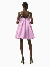 Charger l&#39;image dans la galerie, Bow front flared dress in lila - Nina Ricci
