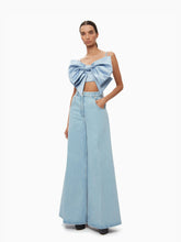 Load image into Gallery viewer, Satin bow bralette in bluette - Nina Ricci
