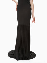 Charger l&#39;image dans la galerie, Fluid mermaid skirt in black - Nina Ricci
