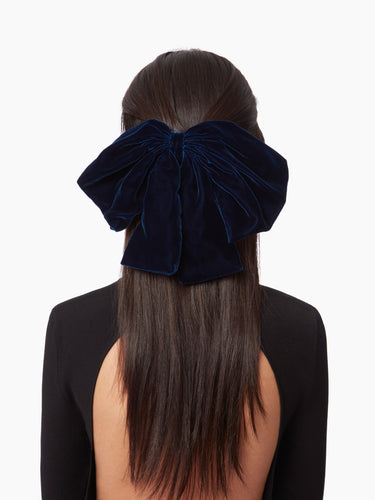 VELVET BOW HAIR CLIP - NINA RICCI