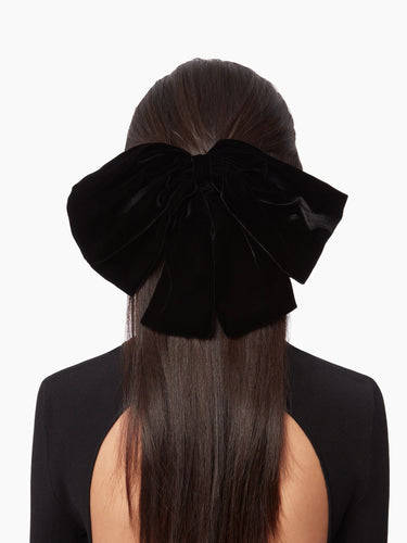 VELVET BOW HAIR CLIP - NINA RICCI