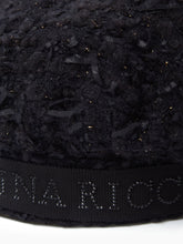 Charger l&#39;image dans la galerie, TWEED BERET WITH NINA RICCI LOGO - NINA RICCI
