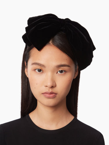 BOW HEADBAND IN VELVET - NINA RICCI