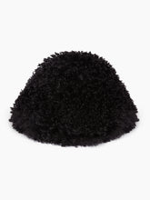 Cargar imagen en el visor de la galería, FAUX FUR BUCKET HAT IN BLACK - Nina Ricci
