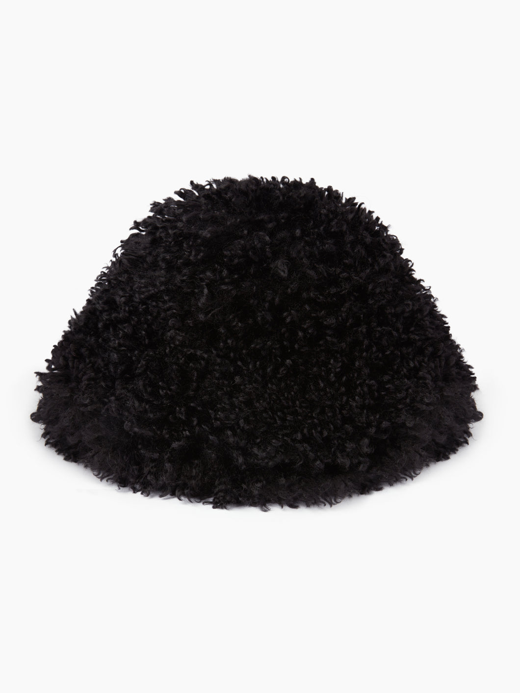 FAUX FUR BUCKET HAT IN BLACK - Nina Ricci