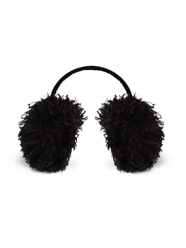 FAUX FUR EARMUFFS IN BLACK - Nina Ricci