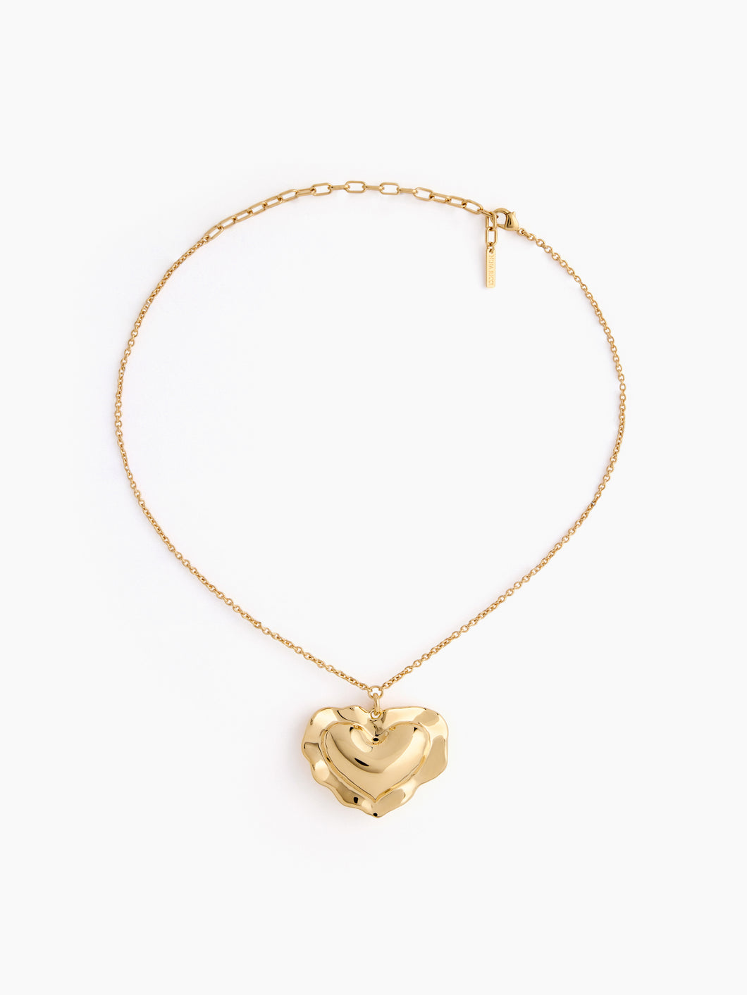 CUSHION HEART NECKLACE IN GOLD - Nina Ricci