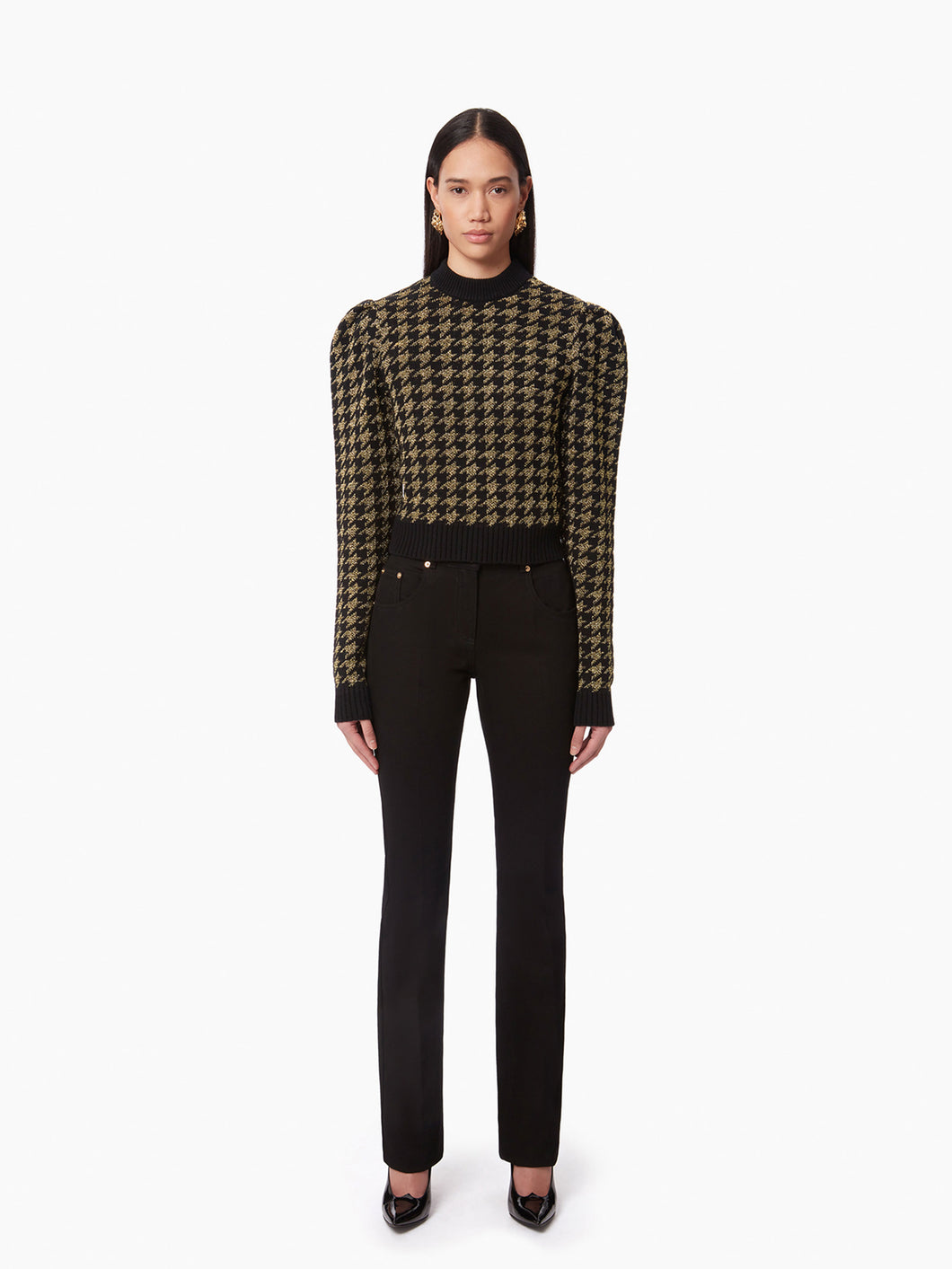 SLIM DENIM PANTS IN BLACK - Nina Ricci