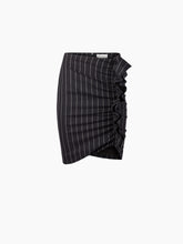 Load image into Gallery viewer, PINSTRIPE DRAPED MIDI SKIRT - NINA RICCI
