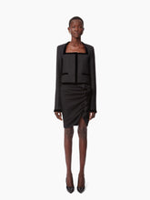 Charger l&#39;image dans la galerie, DRAPED MIDI SKIRT IN BLACK - Nina Ricci
