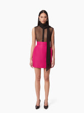 Charger l&#39;image dans la galerie, TAFFETA HIGH-WAISTED MINI SKIRT IN PINK - Nina Ricci
