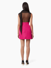 Charger l&#39;image dans la galerie, TAFFETA HIGH-WAISTED MINI SKIRT IN PINK - Nina Ricci
