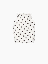 Charger l&#39;image dans la galerie, TAFFETA HIGH-WAISTED MINI SKIRT IN BLACK AND WHITE - Nina Ricci
