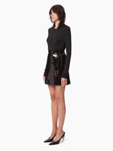 Cargar imagen en el visor de la galería, SEQUIN MINI SKIRT IN BLACK - Nina Ricci
