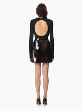 Charger l&#39;image dans la galerie, SEQUIN MINI SKIRT IN BLACK - Nina Ricci
