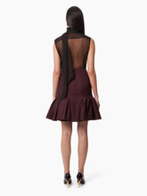 Load image into Gallery viewer, WOOL PEPLUM MIDI SKIRT IN RED - Nina Ricci
