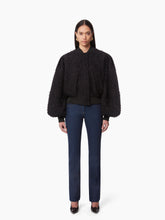 Charger l&#39;image dans la galerie, CROPPED BOMBER IN TWEED IN BLACK - Nina Ricci
