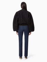 Charger l&#39;image dans la galerie, CROPPED BOMBER IN TWEED IN BLACK - Nina Ricci
