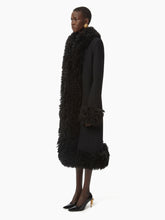 Cargar imagen en el visor de la galería, LONG COAT IN WOOL IN BLACK - Nina Ricci
