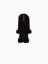 Cargar imagen en el visor de la galería, LONG COAT IN WOOL IN BLACK - Nina Ricci
