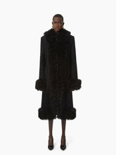 Charger l&#39;image dans la galerie, LONG COAT IN WOOL IN BLACK - Nina Ricci
