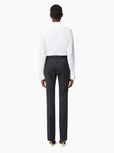 Cargar imagen en el visor de la galería, PINSTRIPE WOOL STRAIGHT PANTS
