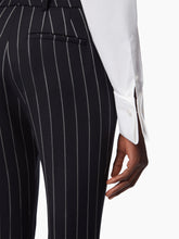 Load image into Gallery viewer, PINSTRIPE WOOL STRAIGHT PANTS
