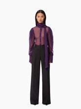 Charger l&#39;image dans la galerie, WOOL GABARDINE STRAIGHT PANTS - NINA RICCI
