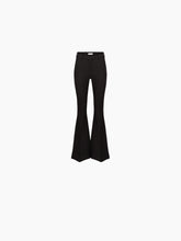 Charger l&#39;image dans la galerie, WOOL FLARED TAILORED PANTS IN BLACK - Nina Ricci
