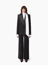 Charger l&#39;image dans la galerie, WIDE LEG PANTS WITH SATIN TRIM - Nina Ricci
