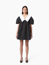 Charger l&#39;image dans la galerie, TAFFETA BABYDOLL DRESS IN BLACK - Nina Ricci
