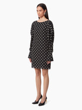 Charger l&#39;image dans la galerie, MINI DRESS WITH RUCHED SLEEVES IN BLACK - Nina Ricci
