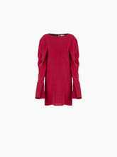 Charger l&#39;image dans la galerie, MINI DRESS WITH RUCHED SLEEVES IN PINK - Nina Ricci
