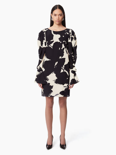 MINI DRESS WITH PUFFED SLEEVES - Nina Ricci