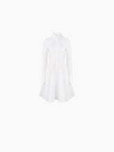 Charger l&#39;image dans la galerie, SHIRT DRESS IN COTTON POPLIN IN WHITE - Nina Ricci
