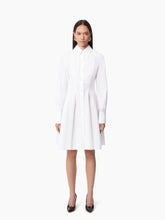 Charger l&#39;image dans la galerie, SHIRT DRESS IN COTTON POPLIN IN WHITE - Nina Ricci
