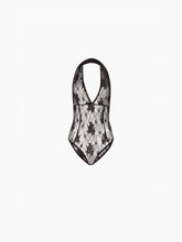 Cargar imagen en el visor de la galería, LACE BODYSUIT IN BLACK - Nina Ricci
