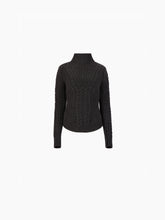 Charger l&#39;image dans la galerie, TURTLENECK SWEATER IN TWISTED WOOL IN GREY - Nina Ricci
