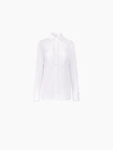 Cargar imagen en el visor de la galería, COTTON SHIRT WITH BIB IN WHITE - Nina Ricci
