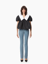 Load image into Gallery viewer, TAFFETA BABYDOLL TOP IN BLACK - Nina Ricci
