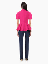 Charger l&#39;image dans la galerie, COTTON POPLIN PEPLUM SHIRT IN PINK - Nina Ricci
